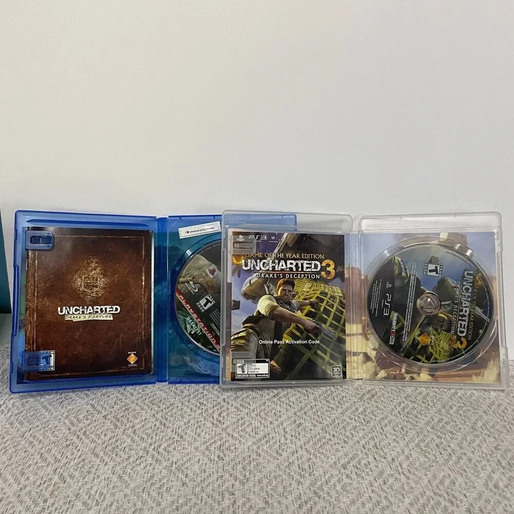 Uncharted Video Game Bundle for Sony PlayStation 3 CIB